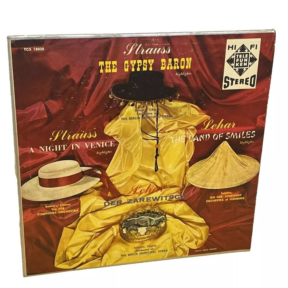 Various Opera Highlights (Vinyl) Telefunken TCS18030 VG+ LP Record Album